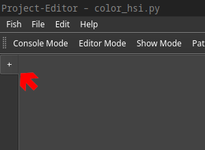Button to add a new universe