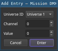 Add default value dialog